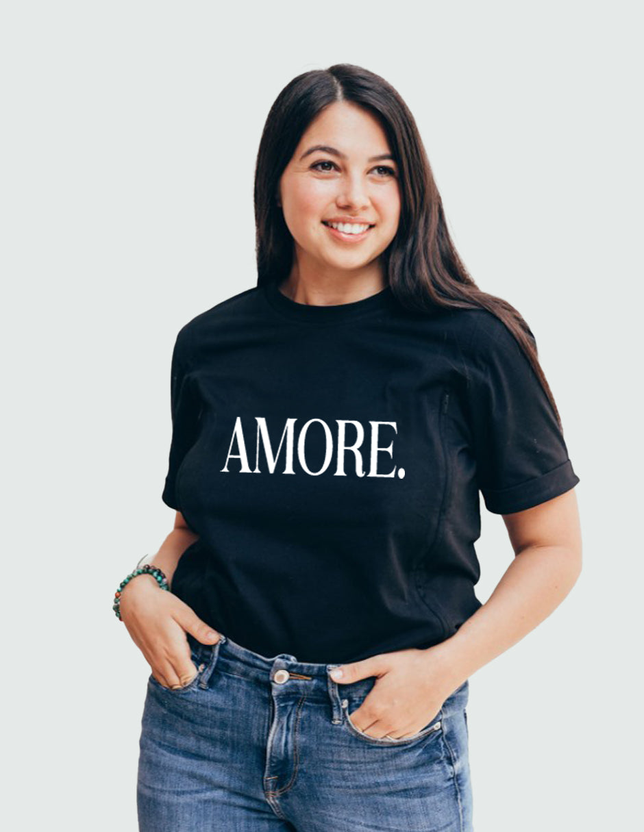 T-shirt d'allaitement  AMORE