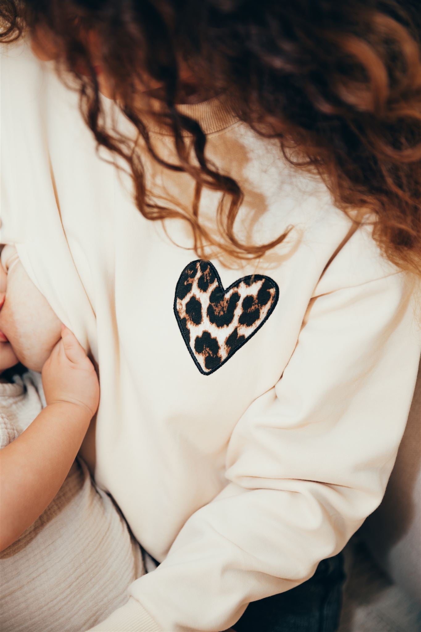 Sweat-shirt d'allaitement LEOPARD