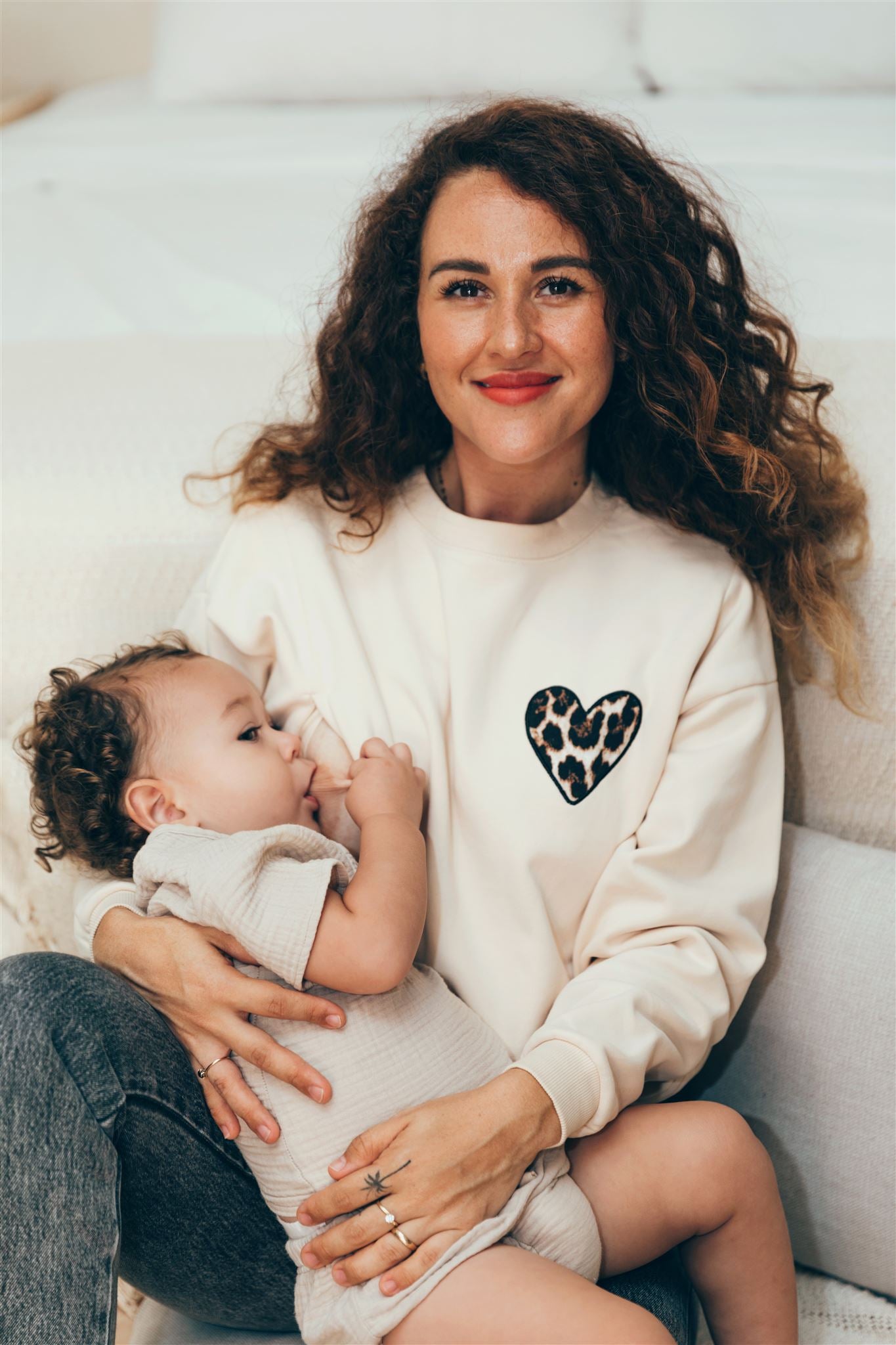 Breastfeeding sweatshirt LEOPARD 