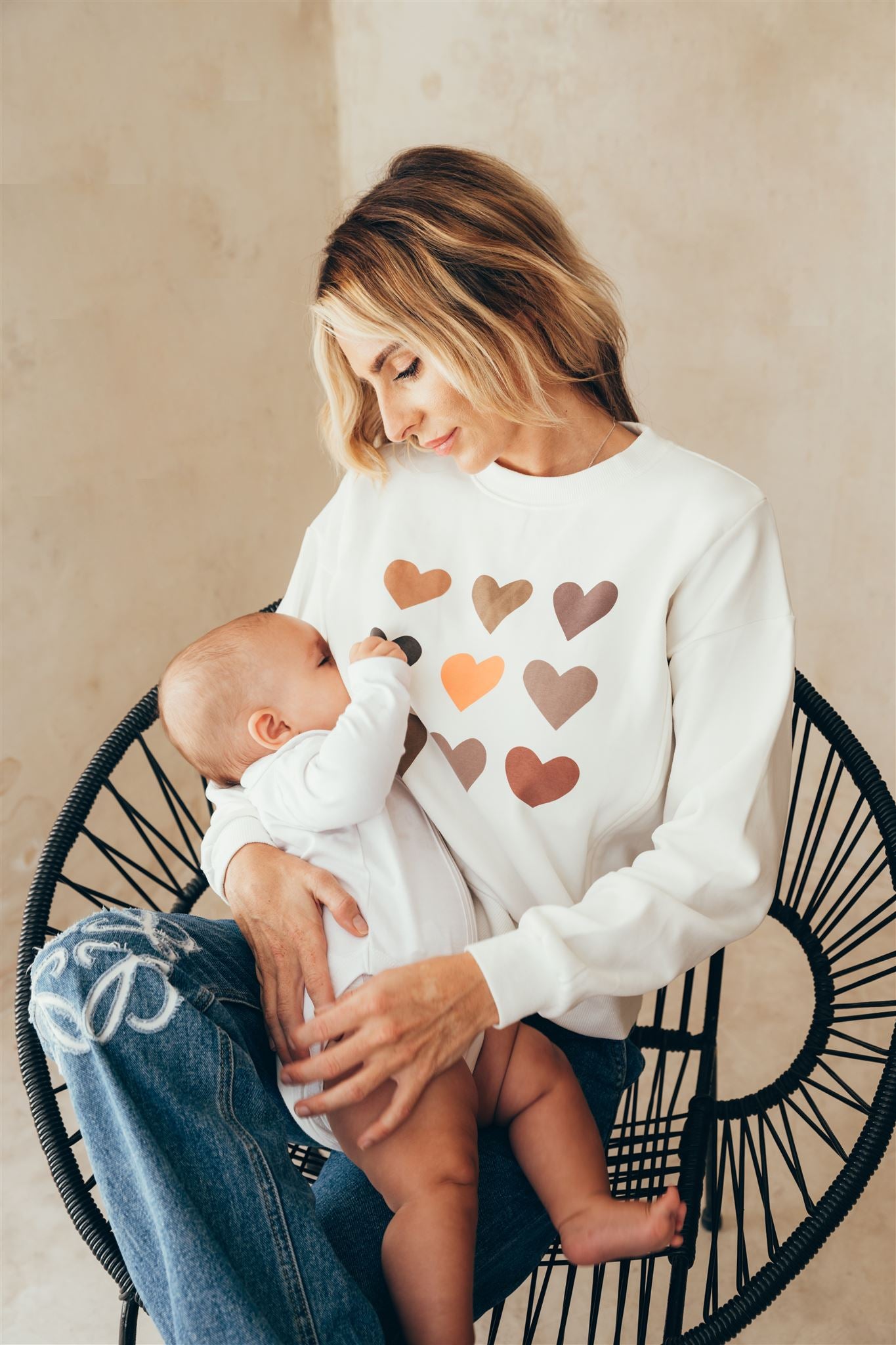 <tc>HEARTS nursing sweatshirt</tc>