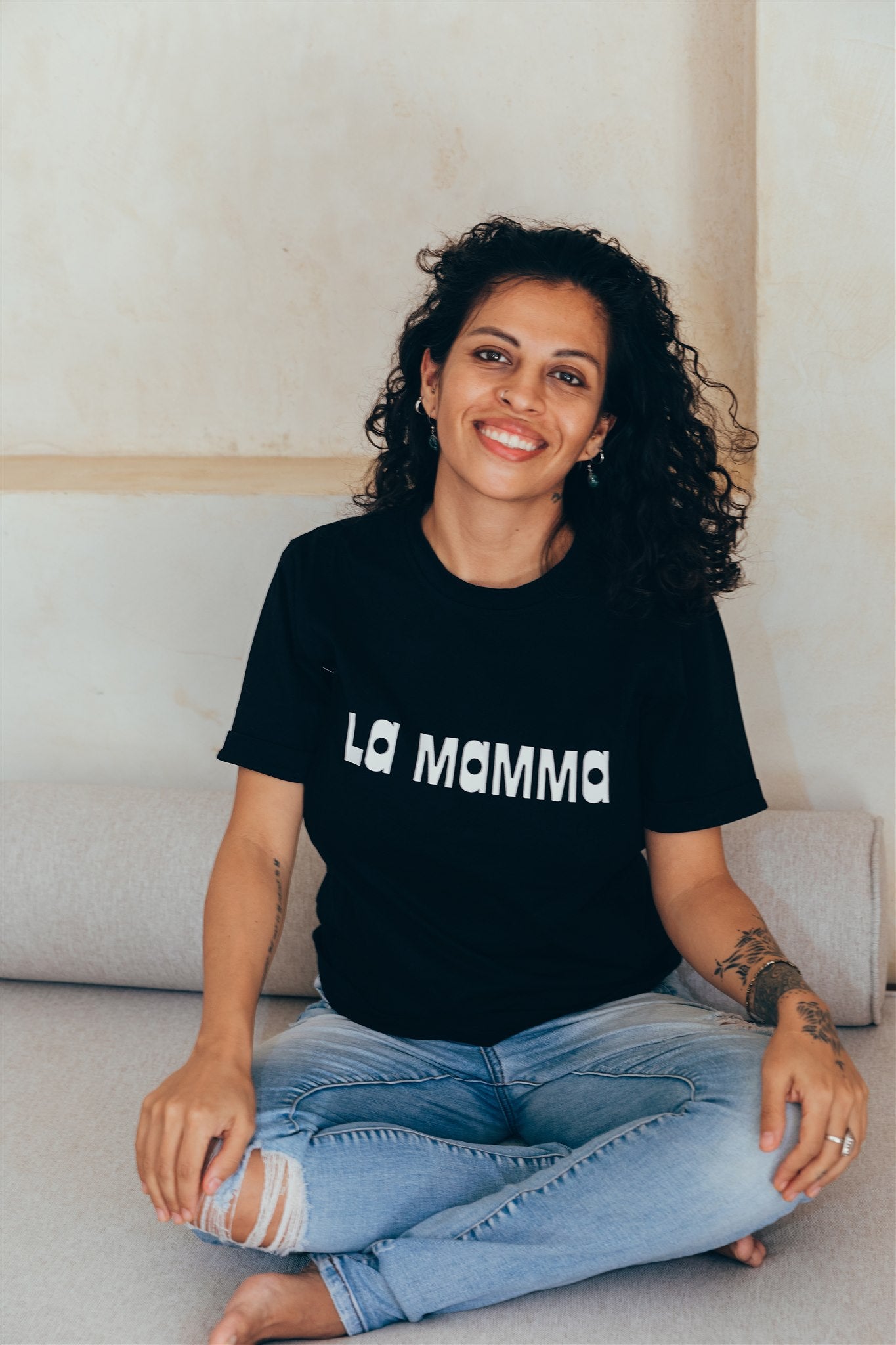 T-shirt d'allaitement  LA MAMMA