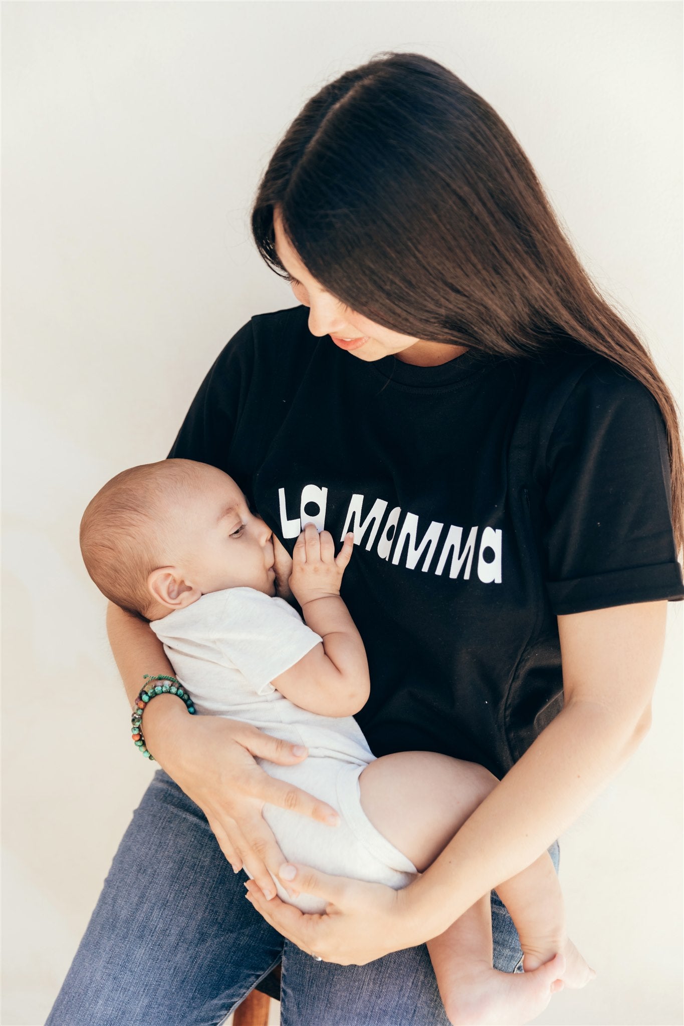 T-shirt d'allaitement  LA MAMMA