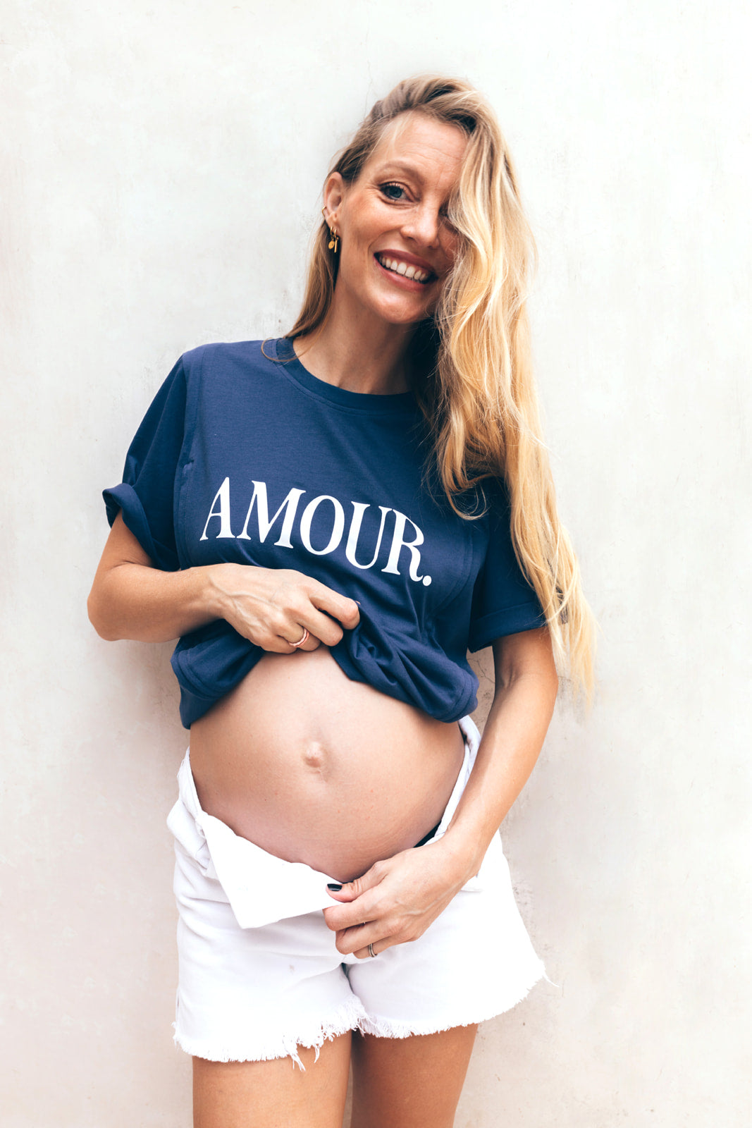 Breastfeeding t-shirt  AMOUR MARINE