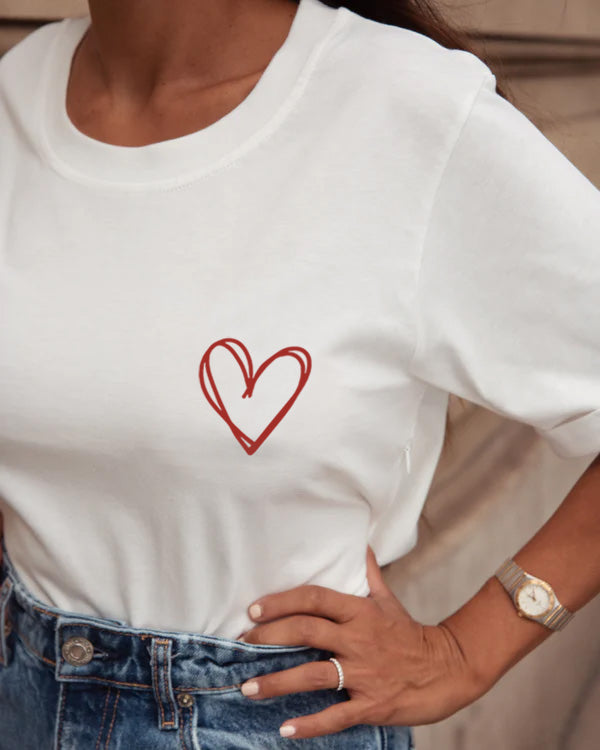 T-shirt d'allaitement RED HEART