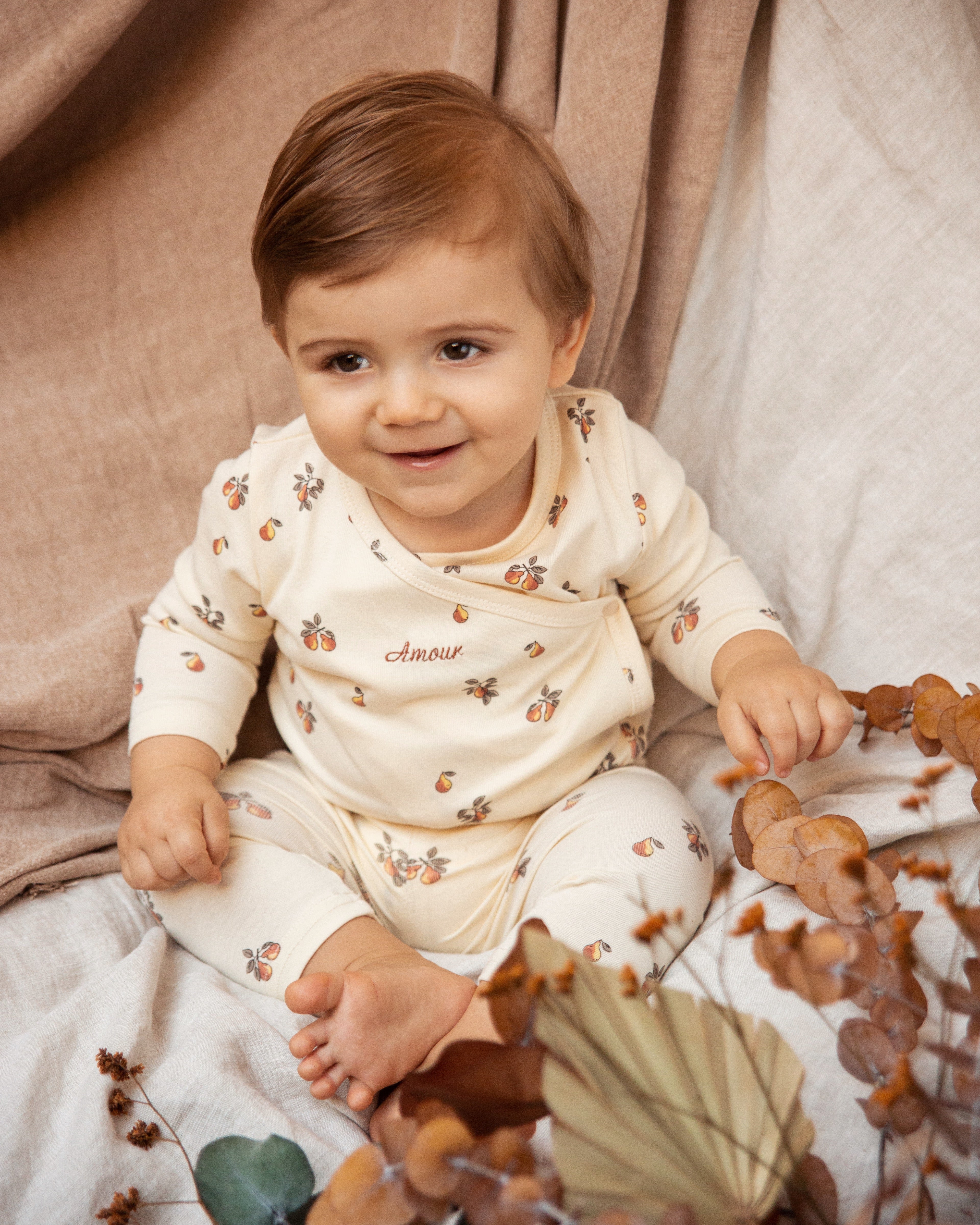 2-piece unisex pear pajamas